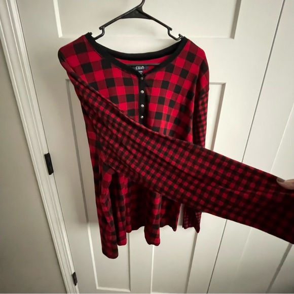 Chaps, 3X, plus, long sleeve, buffalo plaid, Christmas, holiday, comfortable, - Picture 5 of 5